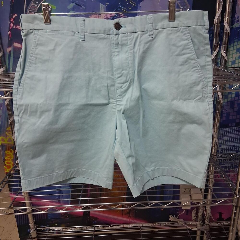 Tommy-hilfiger Men's Blue and Green Shorts